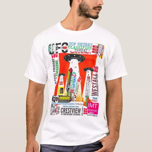 T-shirt Chemise de base pour hommes UFO JMT (Devant)