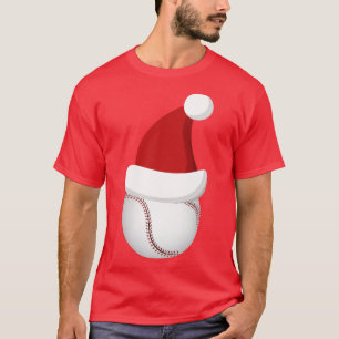 T-shirt Chemise de baseball de Noël Funny Sport Christma