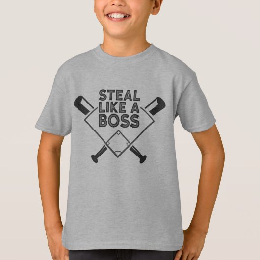 T-shirt Chemise de baseball pour garçons (Devant)