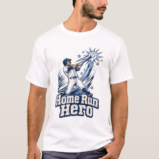 T-shirt Chemise de baseball pour héros de Home Run