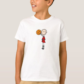 T-shirt Chemise de basket-ball de garçons de pousse