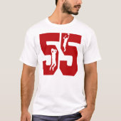 T-shirt Chemise de basket numéro 55 (Devant)