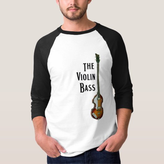 T-shirt Chemise de basse de violon (Devant)