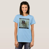 T-shirt Chemise de Basset Hound de pirate (Devant entier)