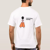 T-shirt chemise de bâton (Dos)