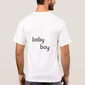 T-shirt chemise de bébé (Dos)