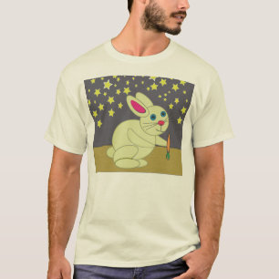 T-shirt Chemise de bébé de lapin et d'étoiles