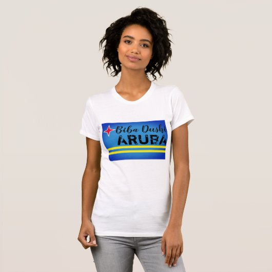 T-shirt Chemise de Biba Dushi Aruba (Devant entier)