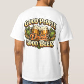 T-shirt Chemise de bière (Dos)
