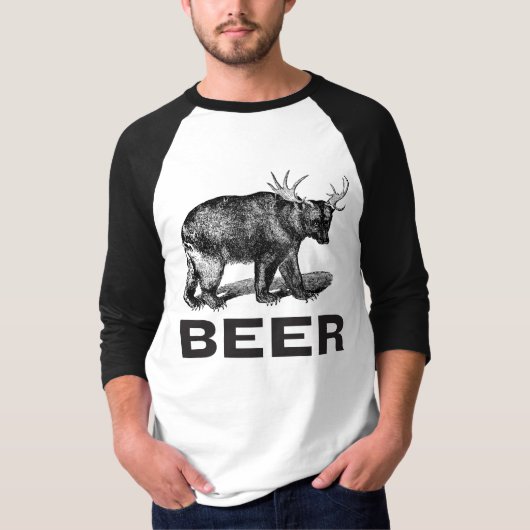 T-shirt Chemise de bière (Devant)
