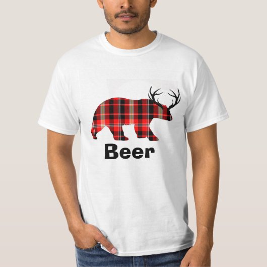 T-shirt Chemise de bière. Cadeau drôle (Devant)