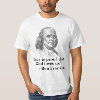 T-shirt Chemise de bière de Franklin