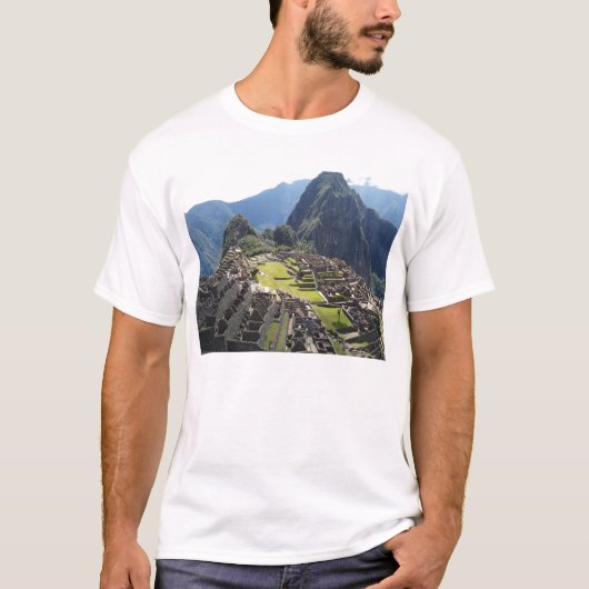 T-shirt Chemise de blanc de Machu Picchu (Devant)