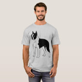 T-shirt Chemise de Boston Terrier (Devant entier)
