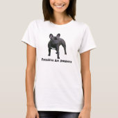 T-shirt Chemise de bouledogue français (Devant)