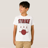 T-shirt Chemise de Bowling Kids Rock (Devant entier)