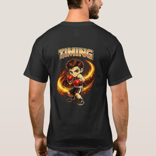 T-shirt Chemise de boxe Chibi Dojo Timing (Dos)