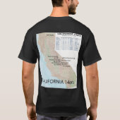 T-shirt Chemise de CA 14ers - style #2 (Dos)