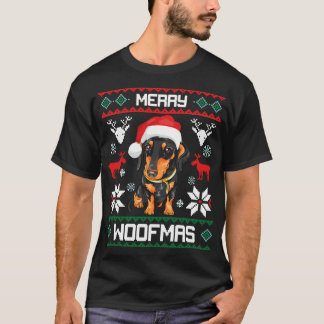 T-shirt Chemise de cadeau de Noël de Woofmas de chien de