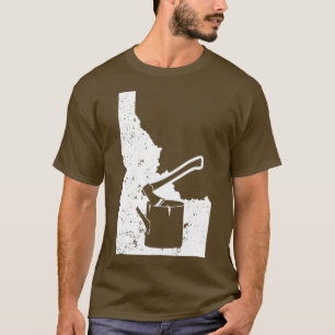 T-shirt Chemise de camionnette Ax Log Idaho Chemise Forest