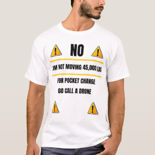 T-shirt Chemise de camionneur drôle 45000 LBS pour exploit
