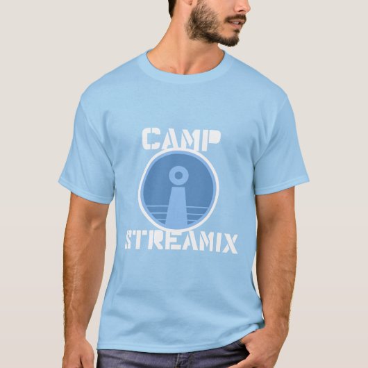 T-shirt Chemise de campeur de Streamix de camp (Devant)