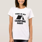 T-shirt Chemise de camping (Devant)