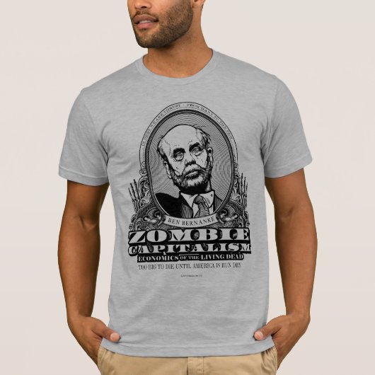T-shirt Chemise de capitalisme de zombi (Devant)