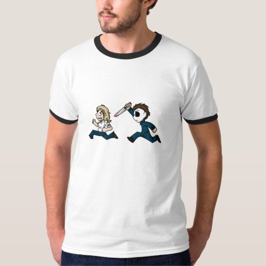 T-shirt chemise de caricatures d'evilontwolegs.com (Devant)