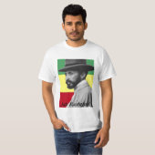 T-shirt Chemise de casquette de Jah Rastafari (Devant entier)