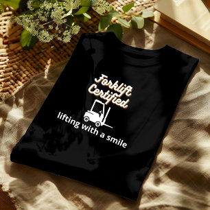 T-shirt chemise de certification de chariot élévateur LIFI