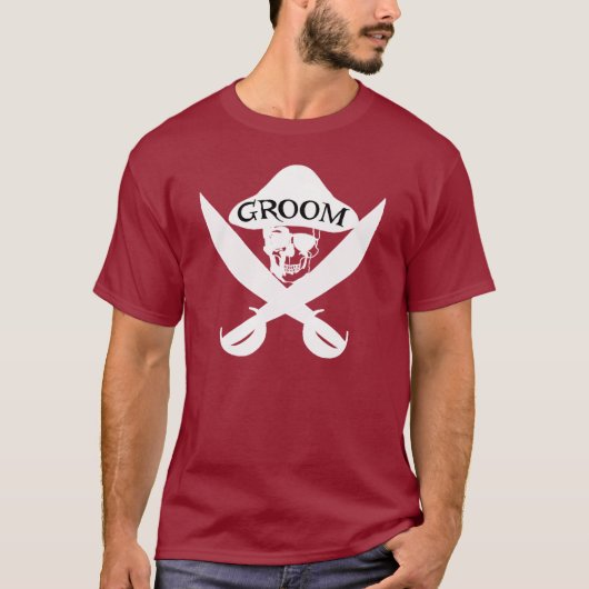 T-shirt Chemise de chambre de pirate (Devant)