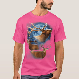 T-shirt Chemise De Chasse Aux Elcs Amusante - Chemise D'El