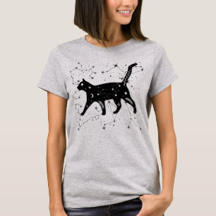 T-shirt chemise de chat constellation