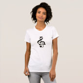 T-shirt Chemise de chat de jazz (Devant entier)