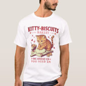 T-shirt Chemise de chat de la Saint-Valentin Biscuits pour (Devant)