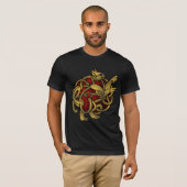 T-shirt Chemise de chat de Viking (Devant entier)