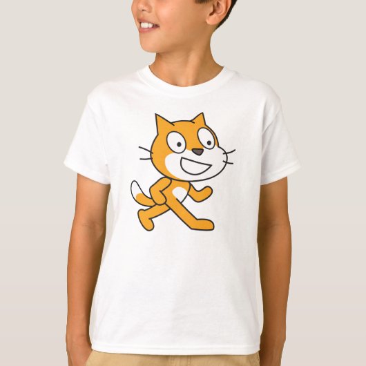 T-shirt Chemise de chat d'éraflure (enfants) (Devant)