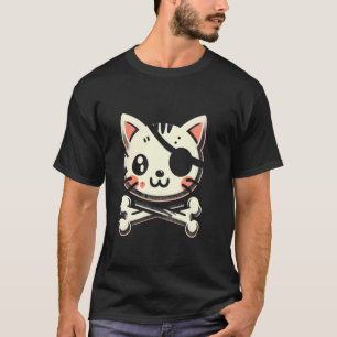 T-shirt Chemise de chat drôle Kwazii mignon chat de pirate