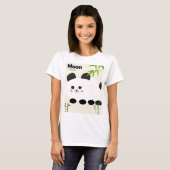 T-shirt Chemise de chat gras biscuit de lune (Devant entier)