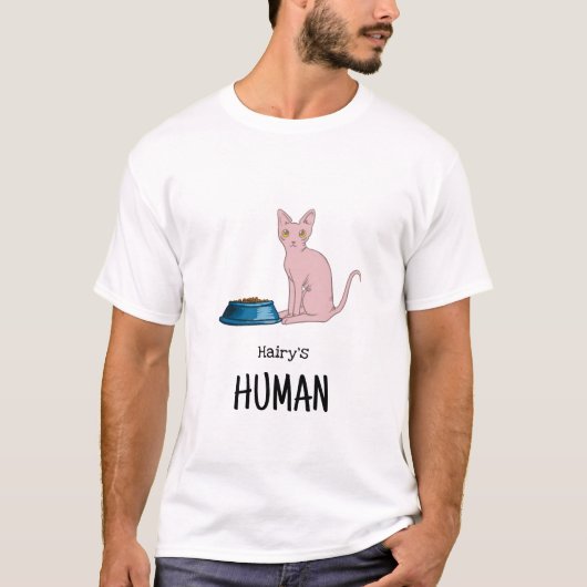 T-shirt Chemise de chat Sphynx (Devant)
