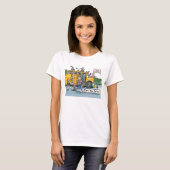 T-shirt Chemise de chauffeur d'autobus scolaire (Devant entier)