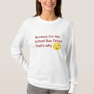 T-shirt Chemise de chauffeur d'autobus scolaire