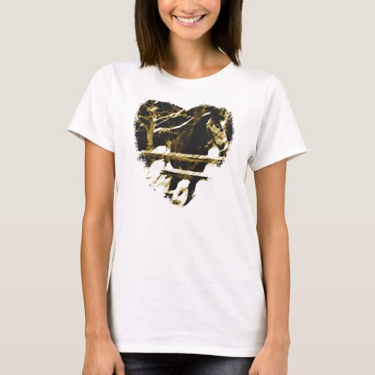 T-shirt Chemise de cheval (Devant)