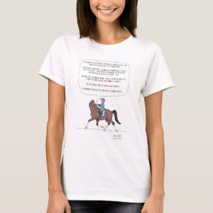 T-shirt Chemise de cheval de leçon