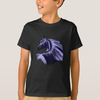 T-shirt Chemise de cheval de silhouette