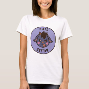 T-shirt Chemise de chèvre végane mignonne et drôle Heil Se
