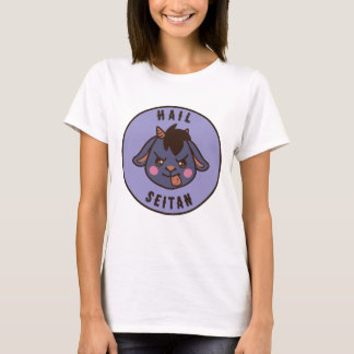 T-shirt Chemise de chèvre végane mignonne et drôle Heil Se