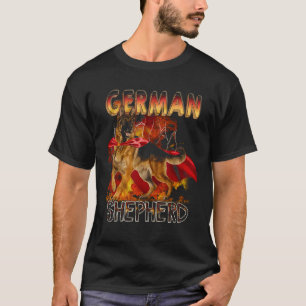 T-shirt Chemise de chien Berger Allemand Vintage Berger Al