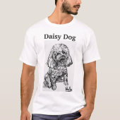 T-shirt Chemise de chien de marguerite (Devant)